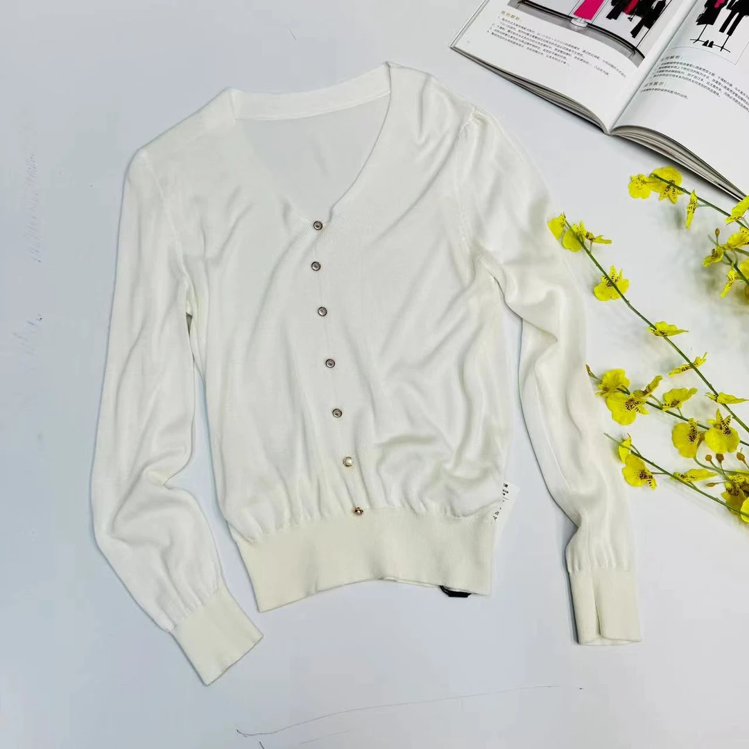 茜舞长袖针织衫女2025时尚气质百搭上衣【13F688】