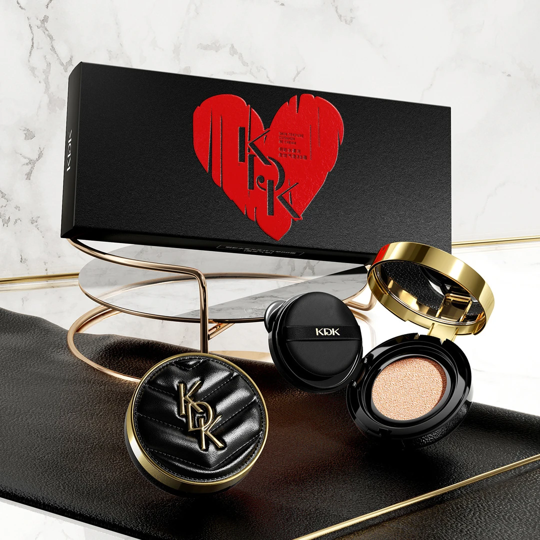 KDK明彩水雾光皮纹气垫BB霜控油保湿滋润提亮皮肤裸妆女 源头工厂