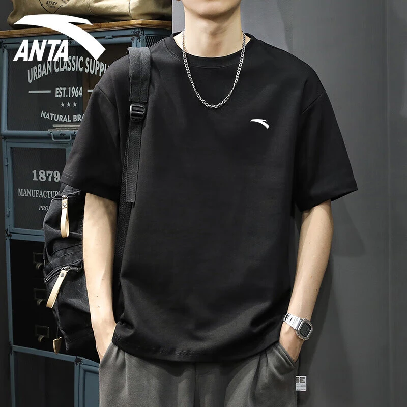 安踏t恤男短袖运动服饰冰丝速干衣服2025冬季新款篮球跑步健身装