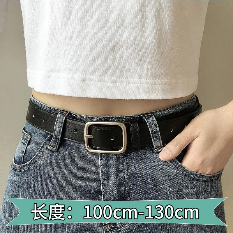 牛仔裤腰带大码200斤加长款女士胖妹妹胖mm皮带女孩裤腰带宽圆扣