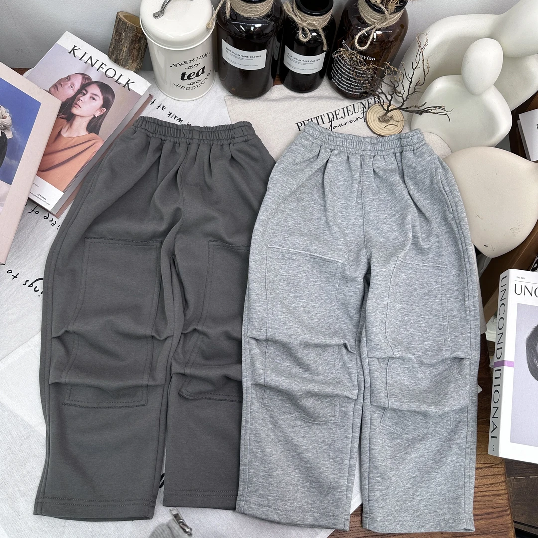 【2024新款】阿又织里春夏童装儿童男童中大童日系休闲裤宽松99199C