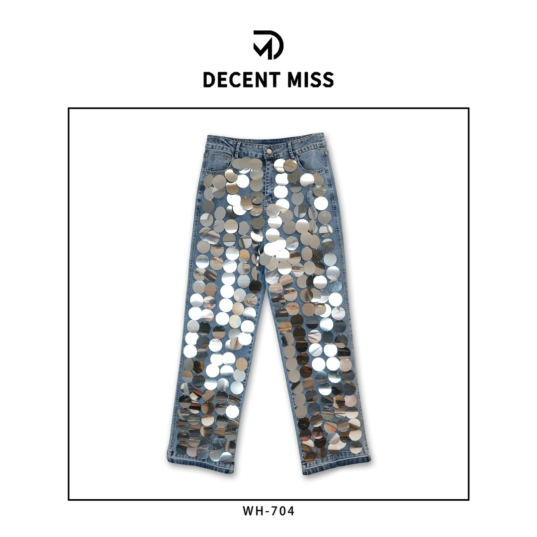 【原创设计】Decent miss 定制牛仔裤WH-704
