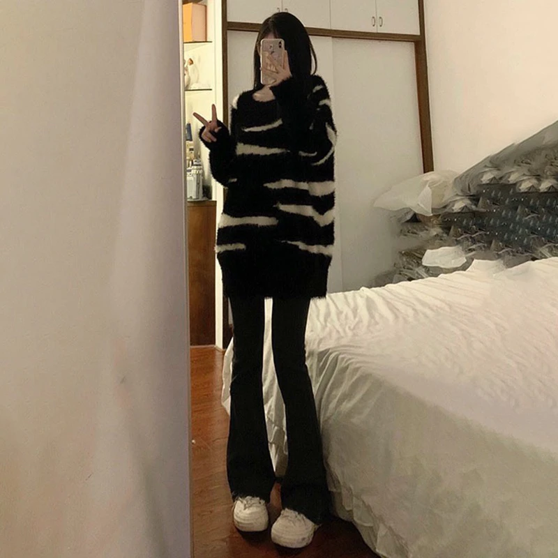 现货孕妇高弹韩国棉托腹裤休闲裤喇叭裤外穿裤