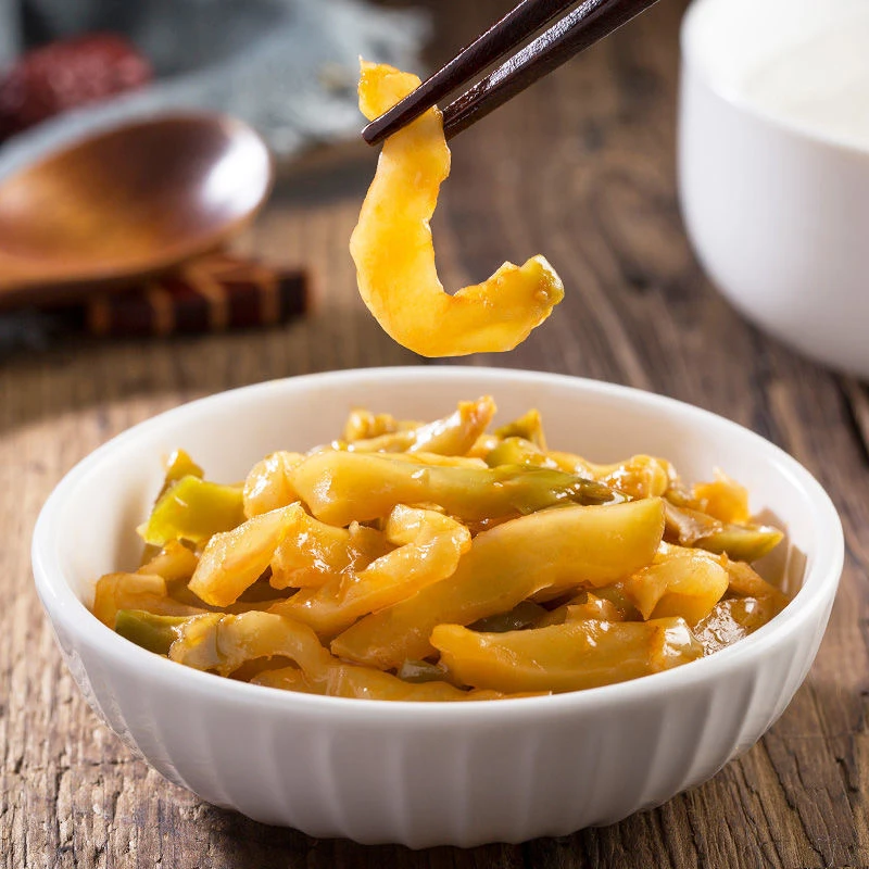 麻油榨菜 香脆榨菜鲜香美食家常下饭菜爽口开胃