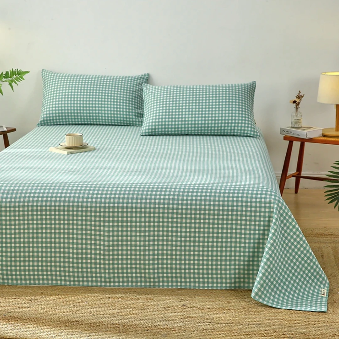 【碧海蓝天绿】汉麻床单 200*230