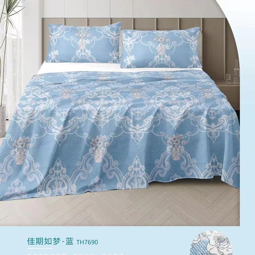 【佳期如梦蓝】- 床单（240*240）