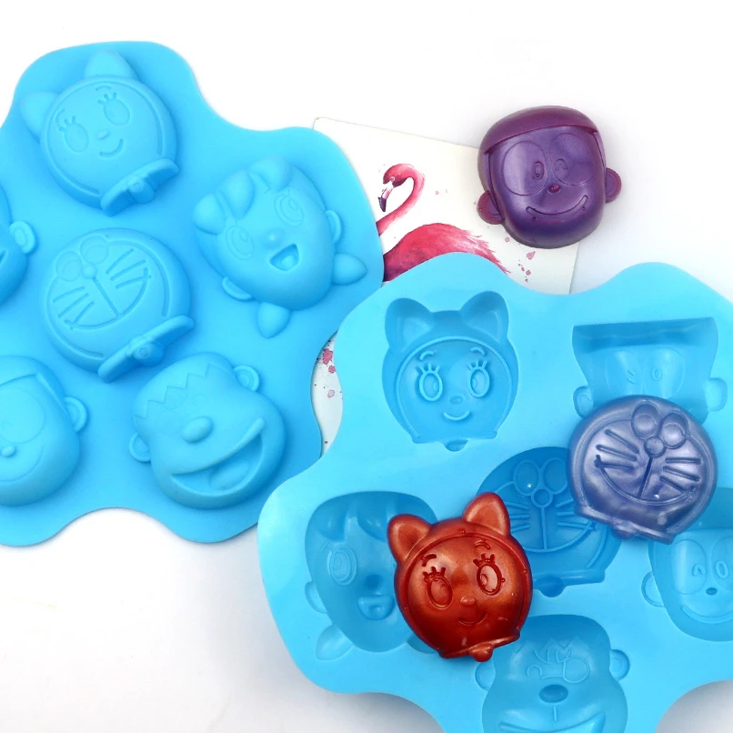 宁焙全家福总动员 时光卡通猫儿时回忆蛋糕模 硅胶手工皂模卡通猫