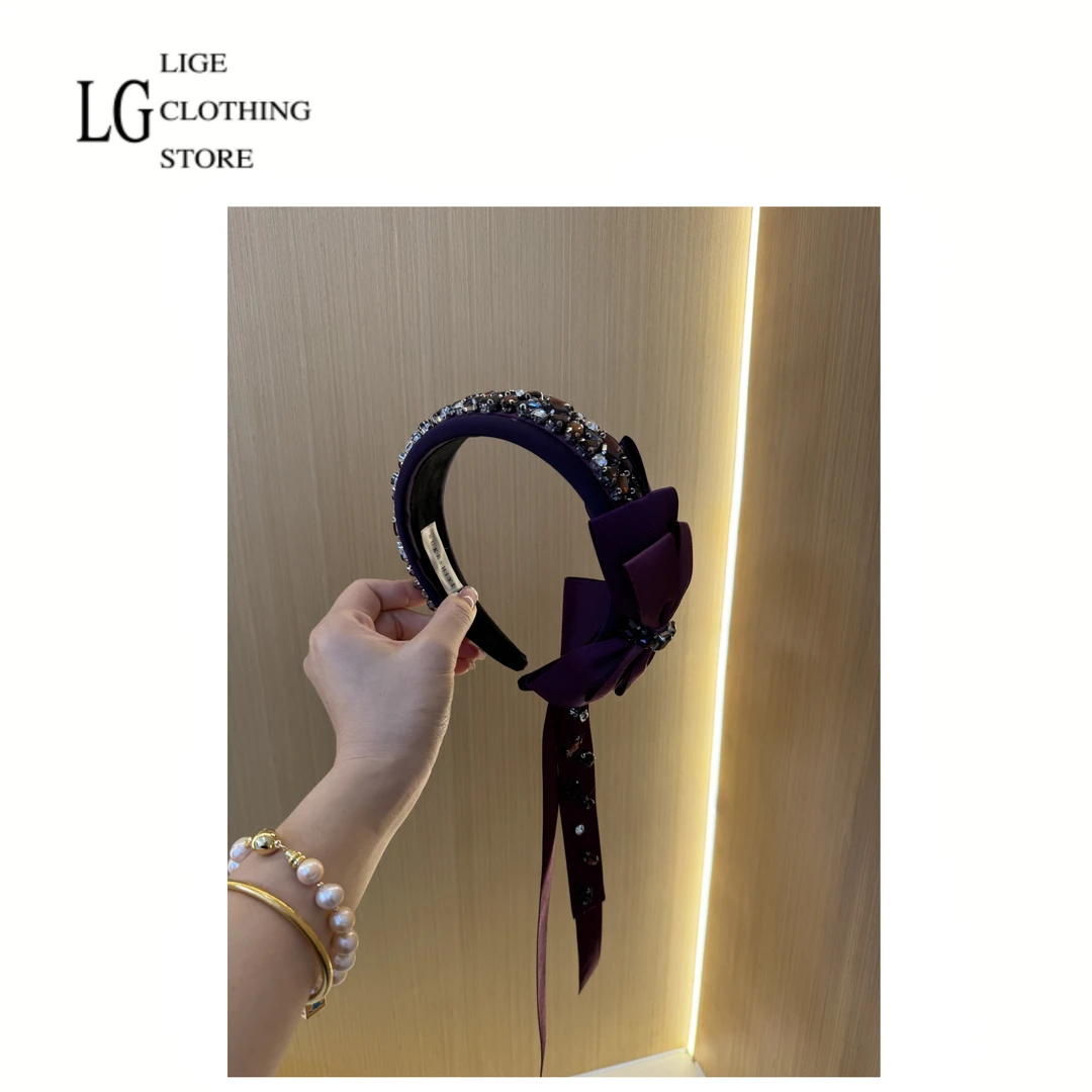 里格 原创设计【1623】时尚日韩宽边复古通用简约优雅轻奢发饰