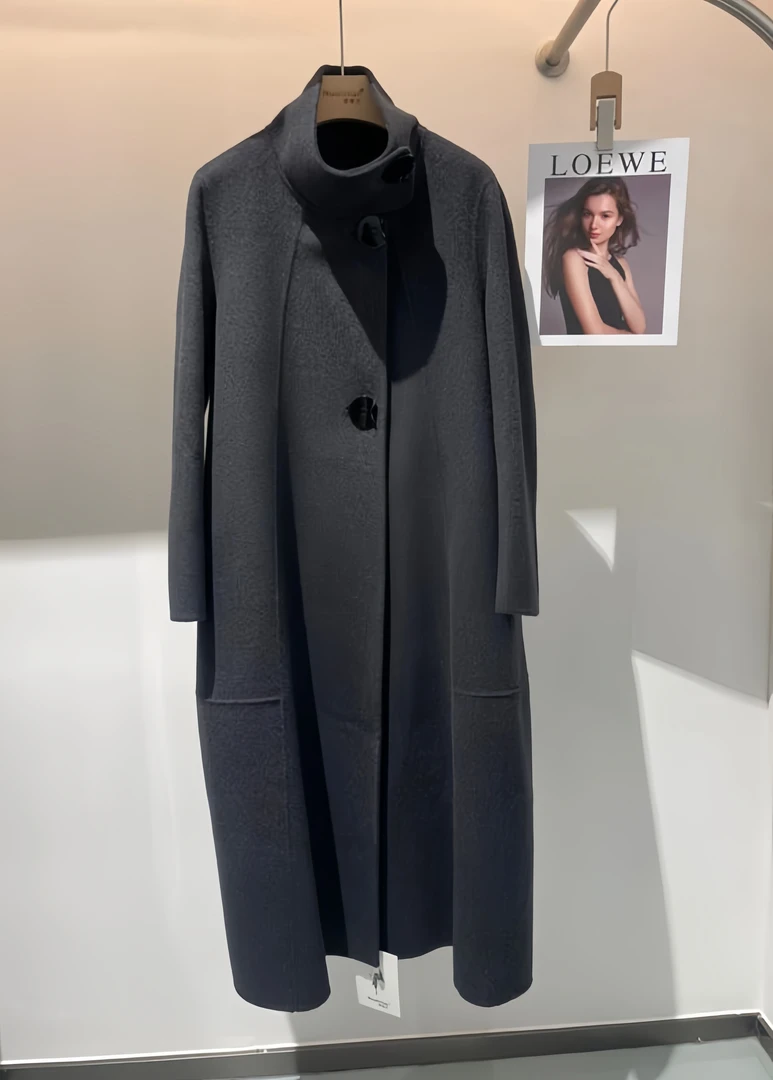 【奥兰多多&杨子家轻奢定制】简约款气质大衣0001