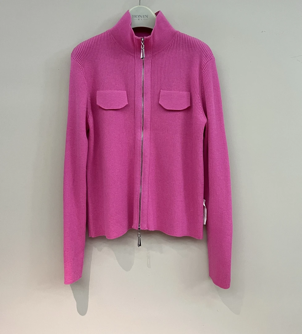 【奥兰多多&杨子家轻奢定制】新款口袋拉链款毛衣23086