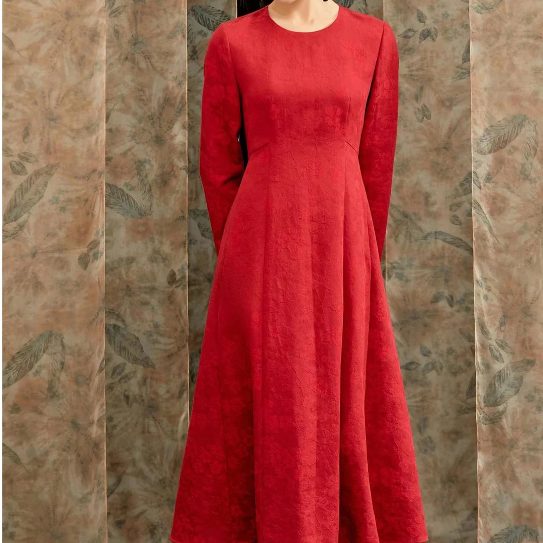 【奥兰多多&杨子家轻奢定制】新款优雅连衣裙390638