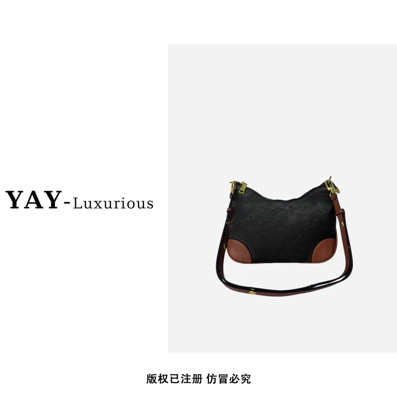 腋下单肩斜挎包2024新款时尚大容量通勤休闲百搭