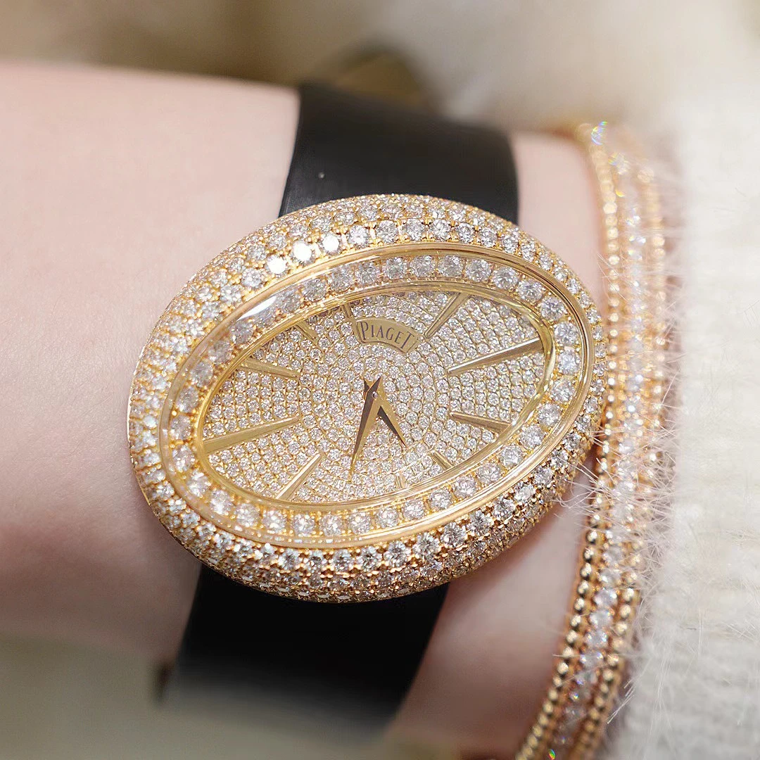 99新 Piaget/伯爵 满天星浴缸/40*32mm/石英/K18PG
