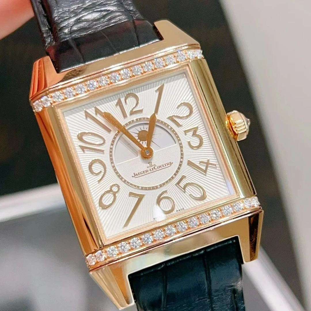 99新 Jaeger-LeCoultre/积家 双面翻转钻表/表径29*42mm/自动