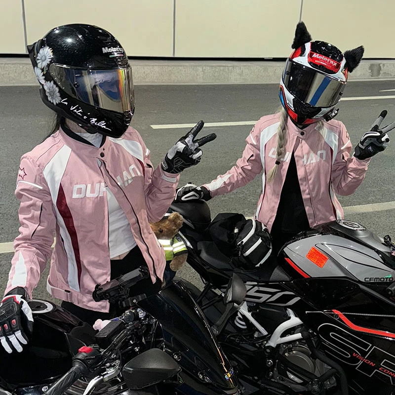 duhan/杜汉摩托骑行服防风赛车服套装机车骑士服防摔摩托衣服四季