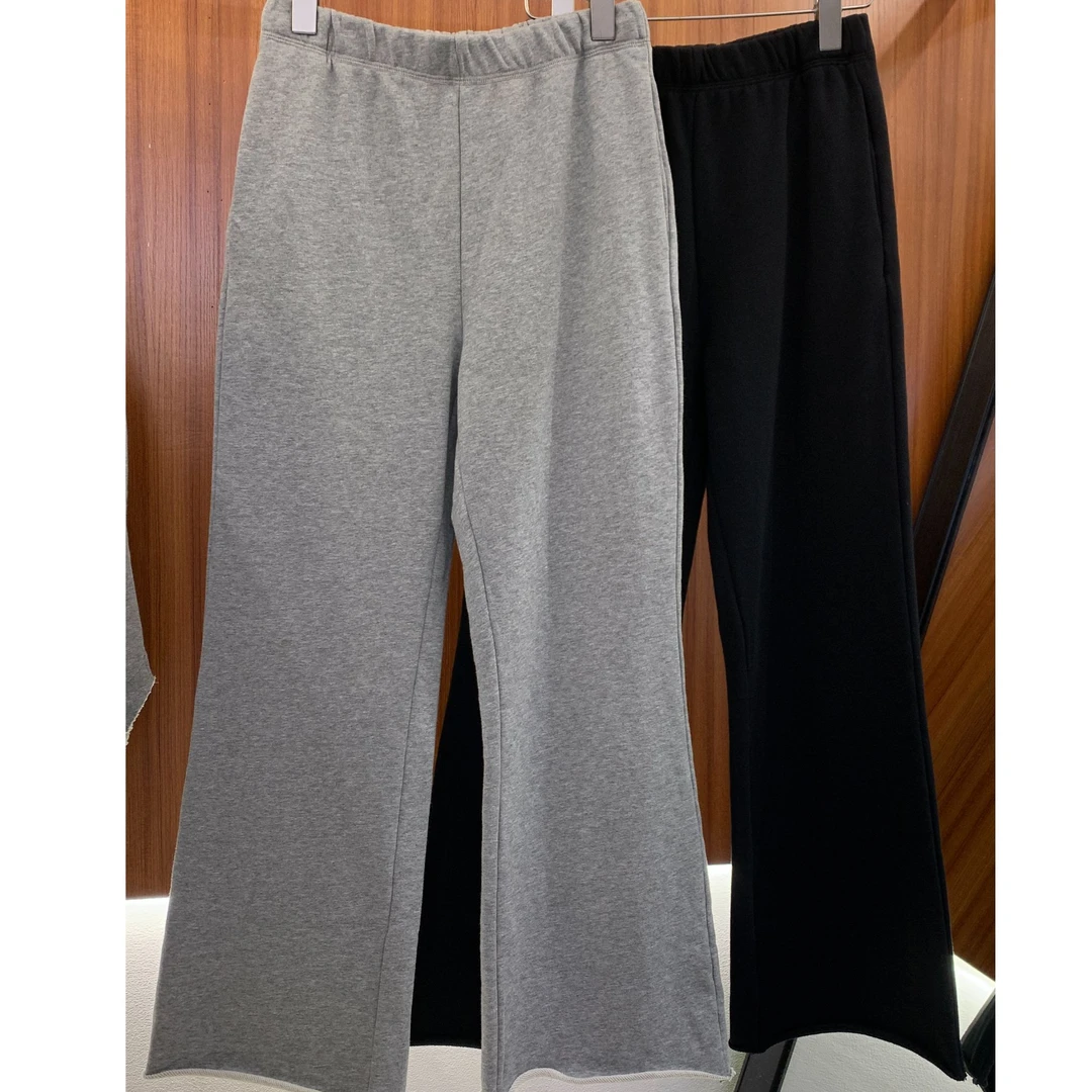 【摩姐姐欧韩】8079秋款休闲百搭九分圈棉直筒卫裤