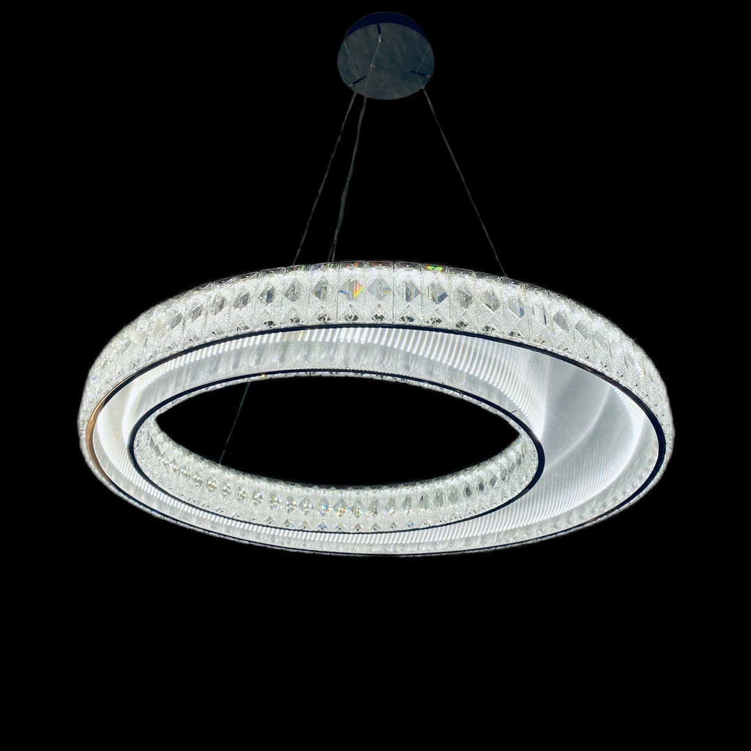 【卡尔诗顿】“极光系列”现代简约极简意式风格异形创意客卧水晶吊灯