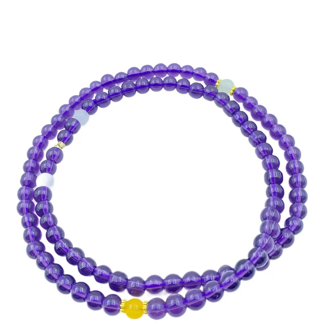 紫水晶贵气精选设计款项链X572