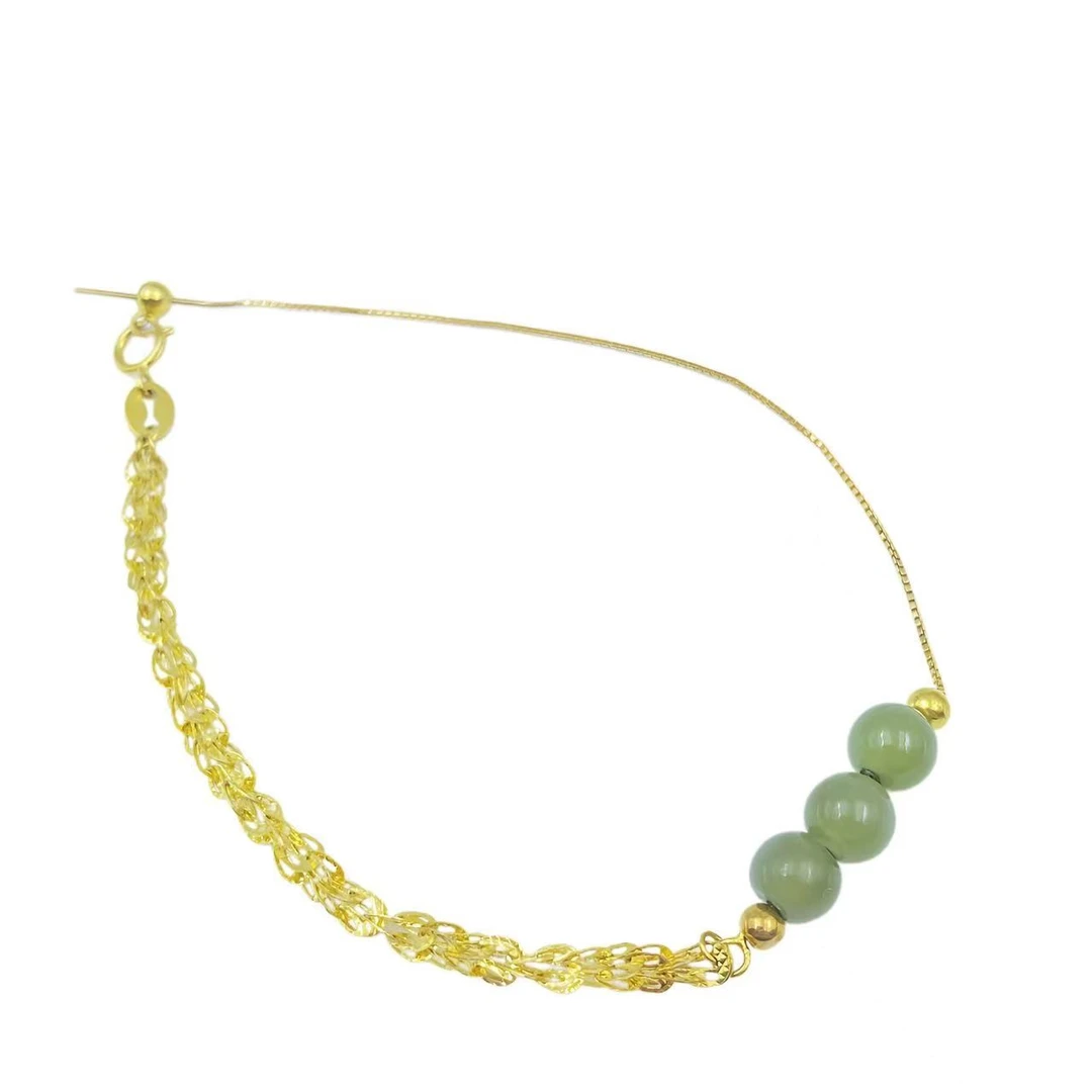 和田玉贵气凤尾珠珠手链S372HA-S646A