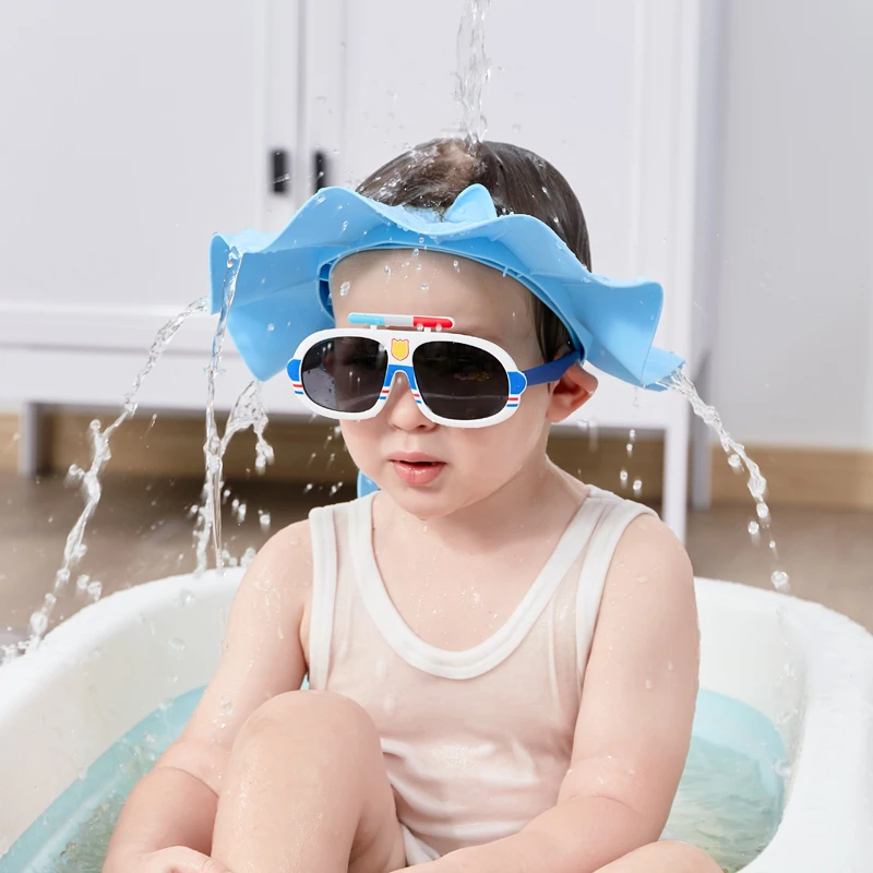 宝宝洗头神器儿童挡水帽洗头发护耳婴儿洗澡浴帽小孩防水洗发帽子