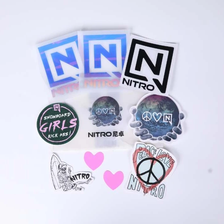 冷山雪具NITRO滑雪贴纸新款