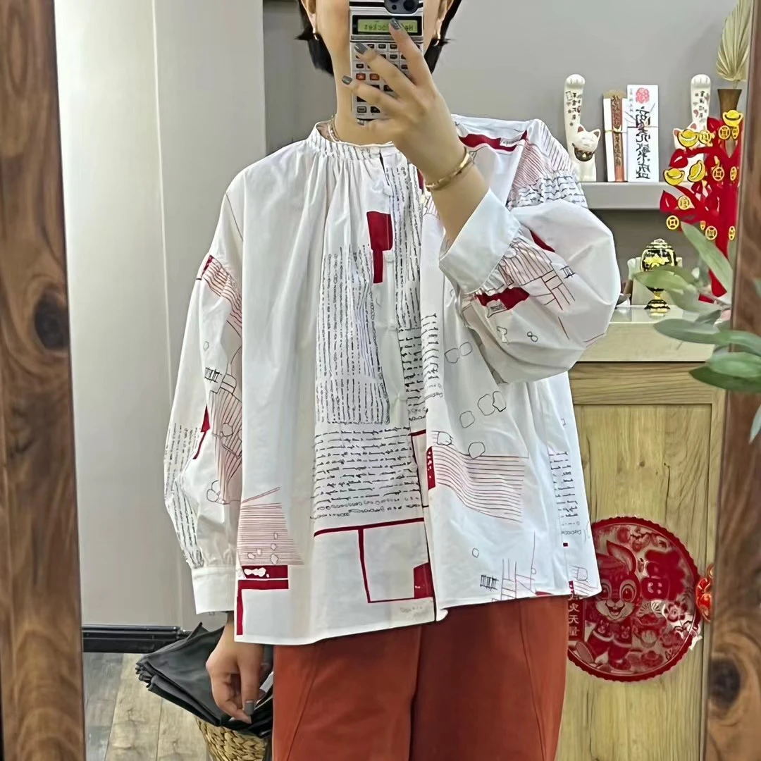 红色个性衬衣「不支持退换货」