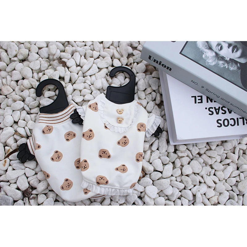 CURRY HOME狗狗睡衣棉春秋宠物衣服可爱背心茶杯犬小型犬猫咪泰迪