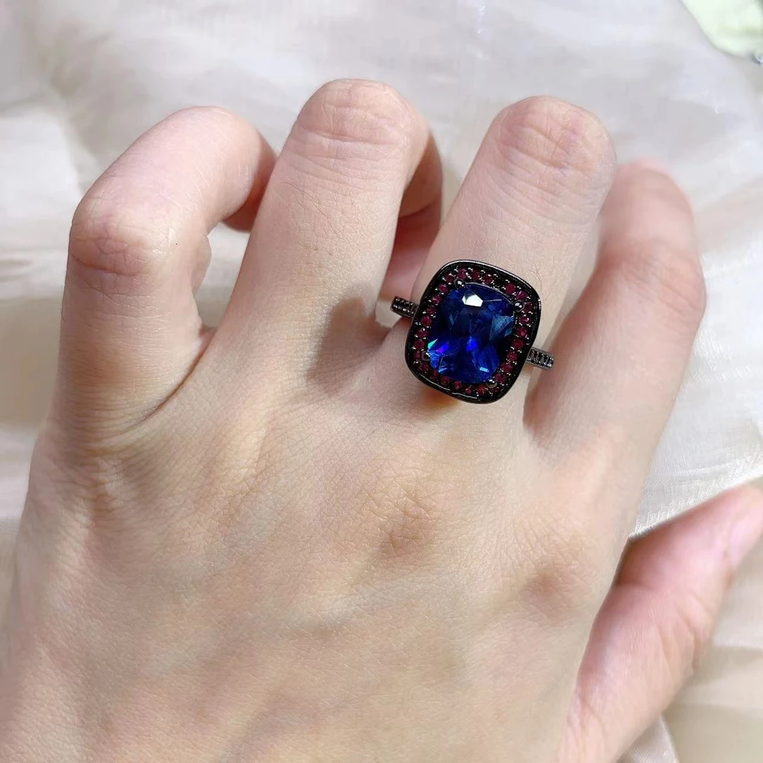 合金戒指 y1023蓝色戒指