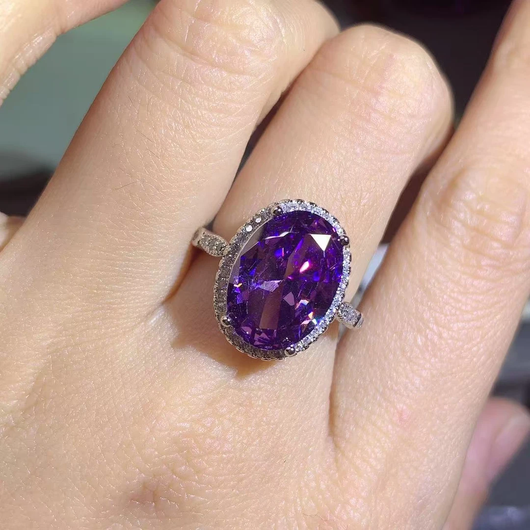 合金戒指 2281紫色戒指