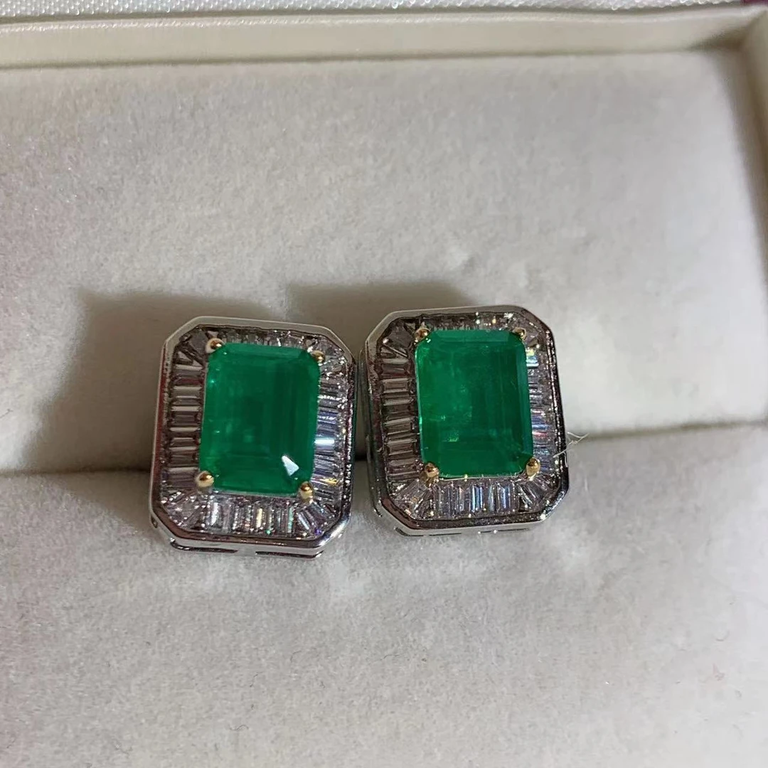 YD3112时尚绿色流行耳钉