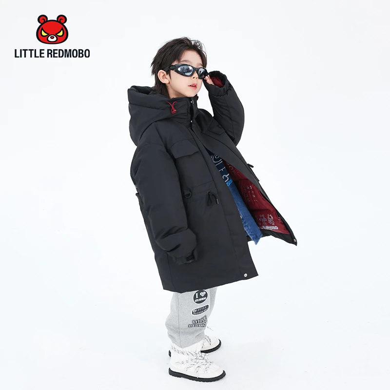 【魔霸眼睛】卡通潮酷冬季百搭连帽保暖洋气童装羽绒服 DY-MB233