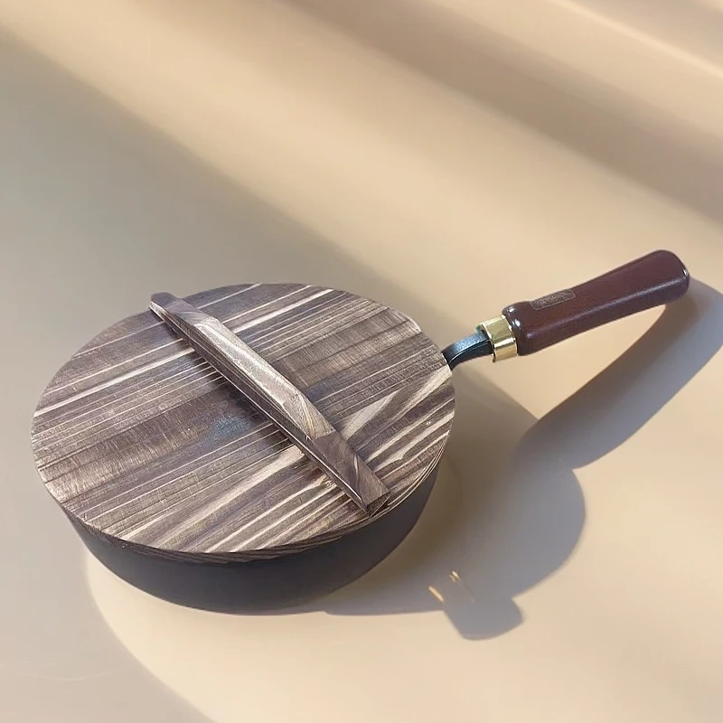 JSZ-24cm锤纹加深小铁锅炒锅不挑灶具