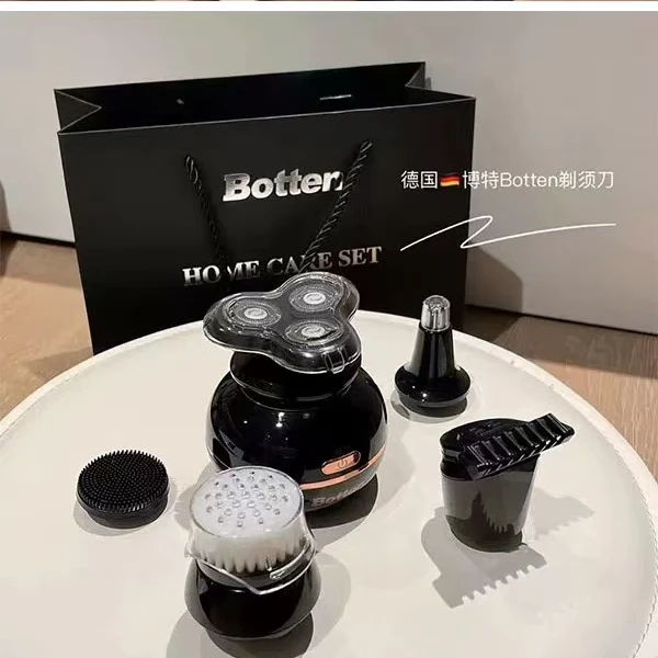 Botten-剃须刀3D浮动刀头快充全身水洗五合一黑水鬼