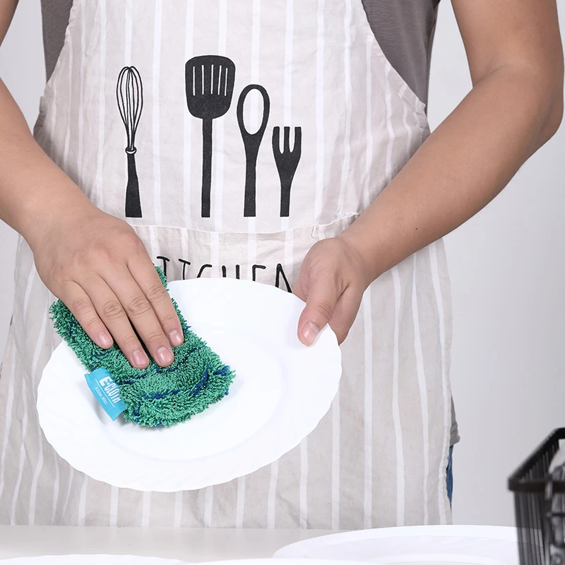 利快英国进口E-cloth毛毛虫厨房清洁双层加厚家用百洁布去污抗菌