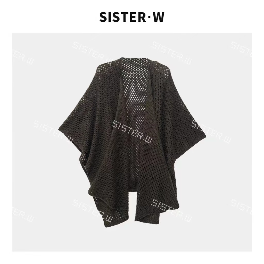 气质镂空大披肩不规则斗篷开衫外套  86127                30