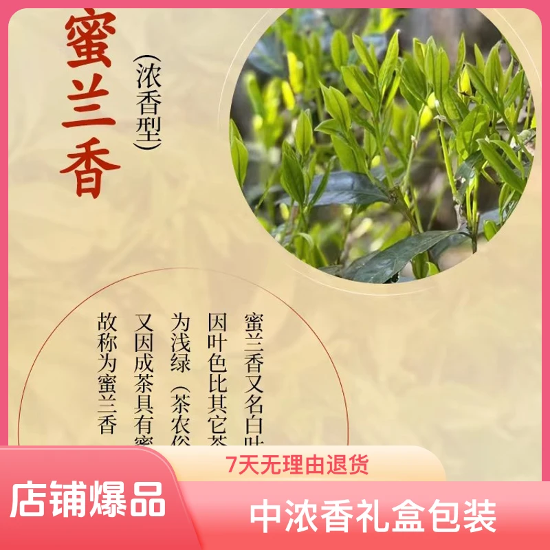 高山荒野蜜兰香凤凰单丛茶浓香型韵味果香250克包装礼盒随机