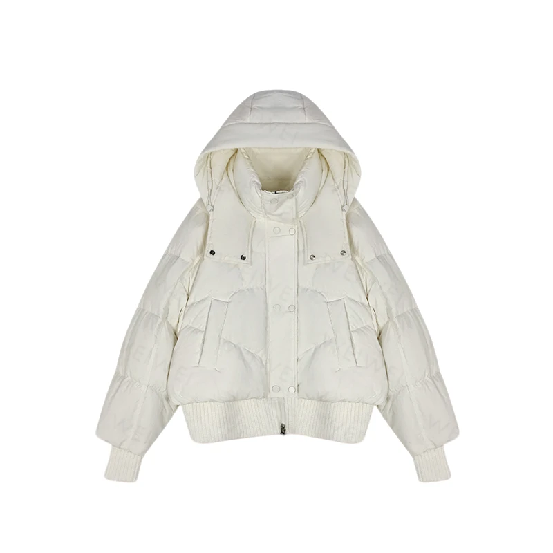 【芬芬姐专属】90白鸭绒连帽面包羽绒服231373