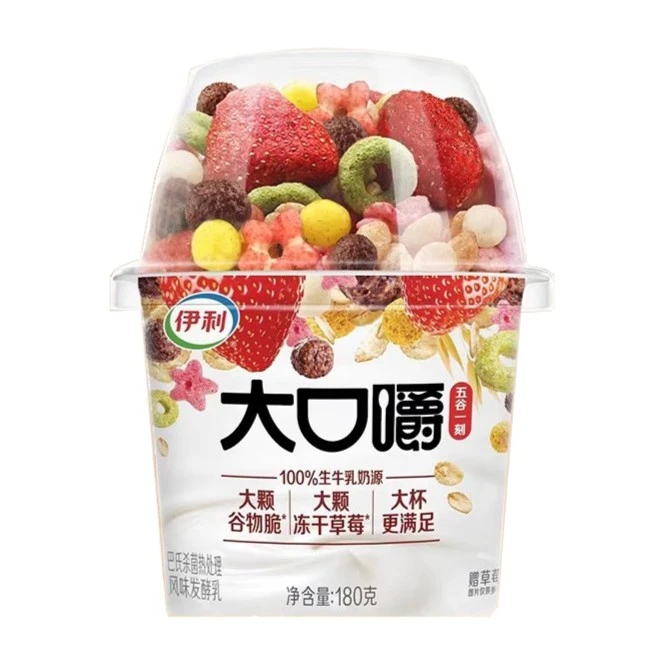 伊利五谷一刻大口嚼热处理风味发酵乳180g