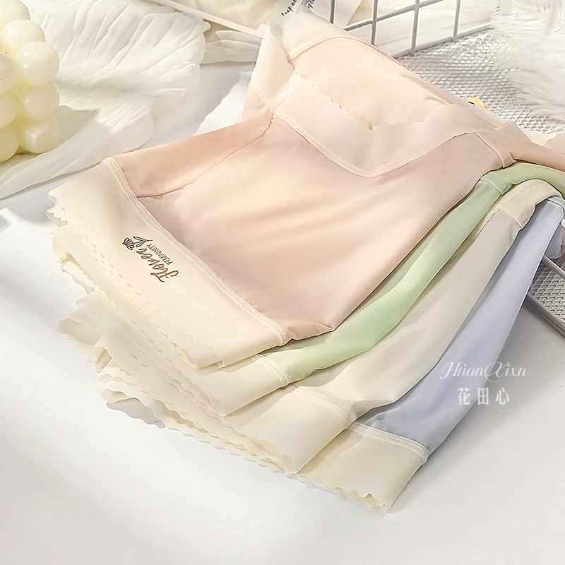 中腰包臀无痕舒适透气女士内裤超薄夏季降温三角底裤桑蚕丝裆抗菌