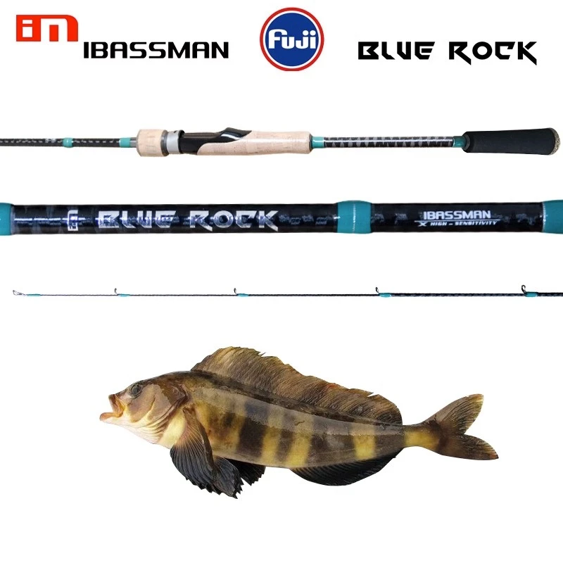 巴斯曼 蓝礁根钓路亚竿路亚竿直柄枪柄微物竿翘嘴竿2.49L远投竿