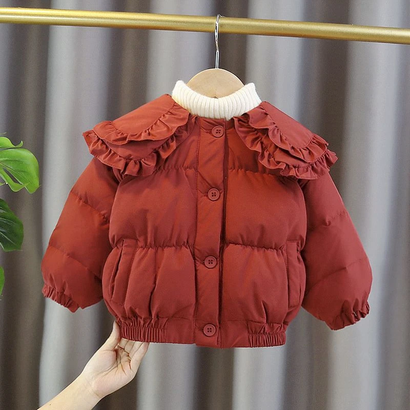 波司豋女童羽绒服2023年新款洋气儿童女宝宝冬季90白鸭绒加厚外套