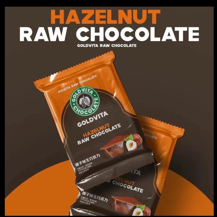 GOLDVITA 代可可脂生巧克力 500克 包邮