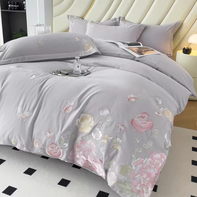 171   玫瑰灰色四件套