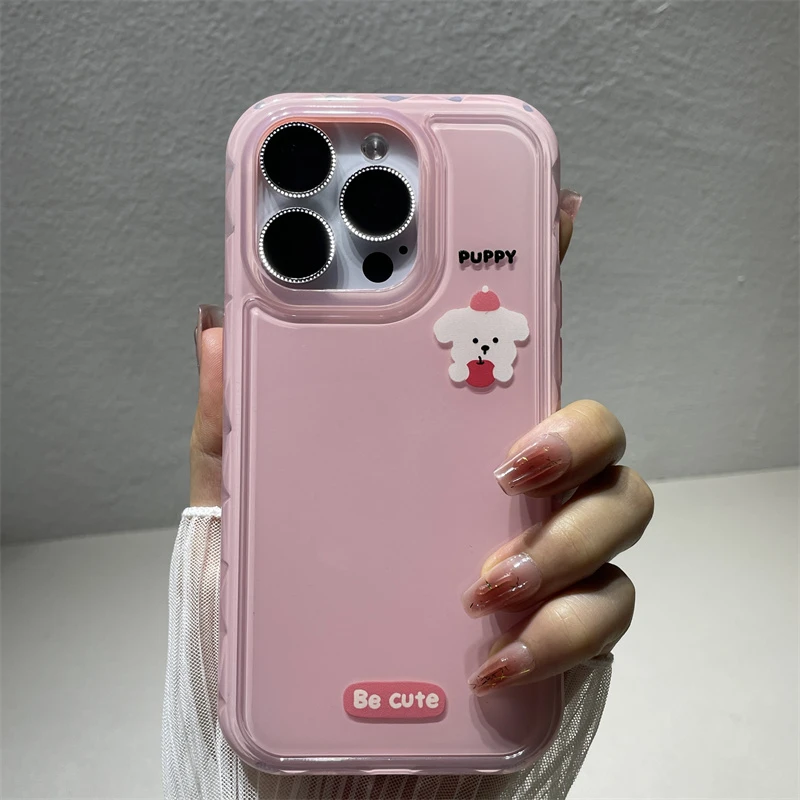 苹果14promax手机壳带挂绳iPhone15可爱13小众设计12简约全包防摔