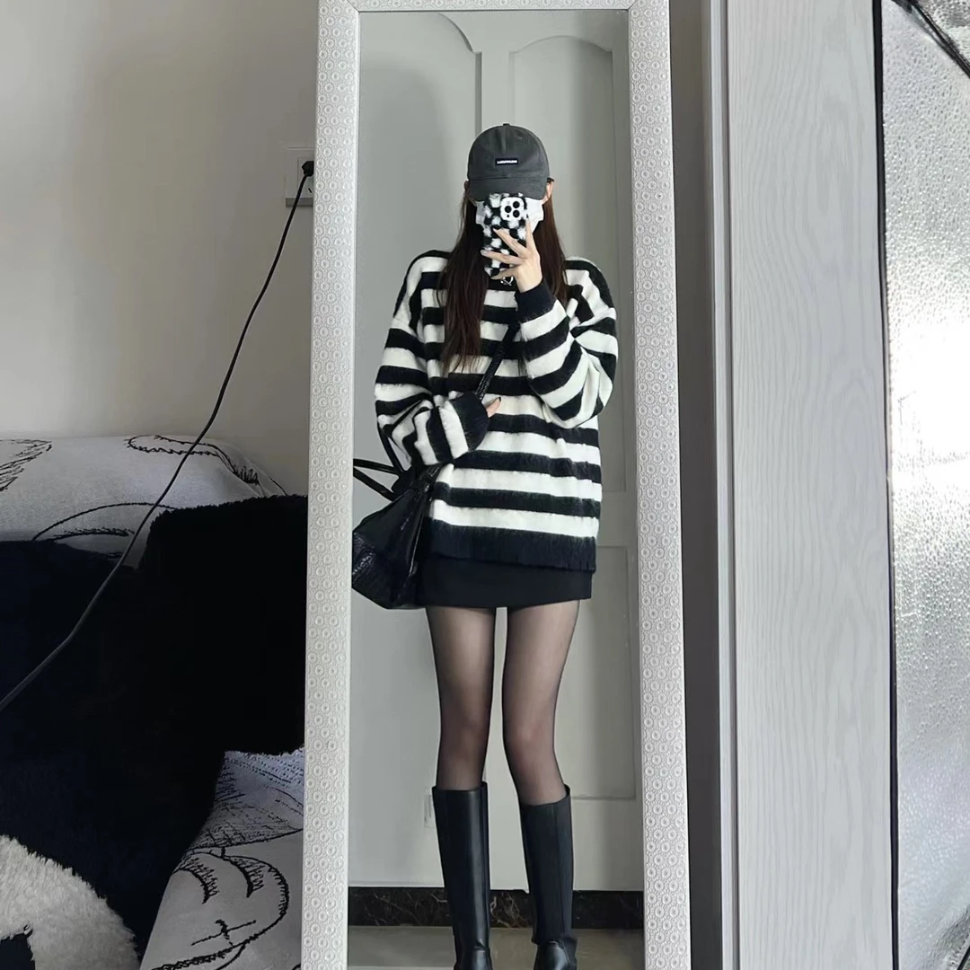 秋冬加绒单层一体水光黑透肤外穿连裤袜