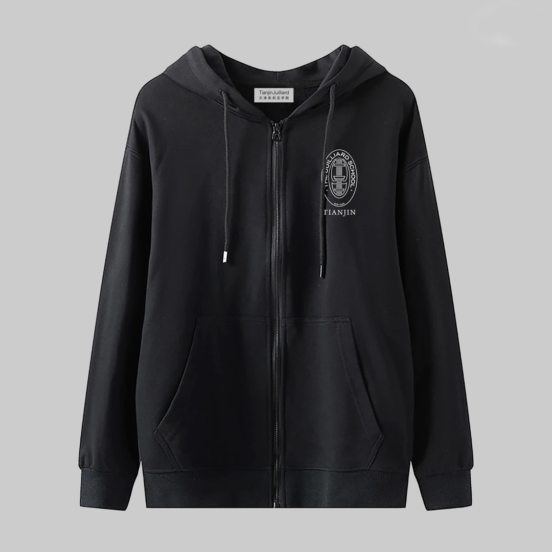 天津茱莉亚学院全拉链连帽衫