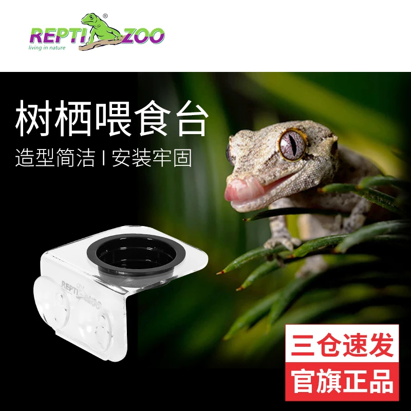 REPTIZOO/瑞皮爬虫睫角守宫食盆水盆蜥蜴食盆甲虫台睫角守宫果盆