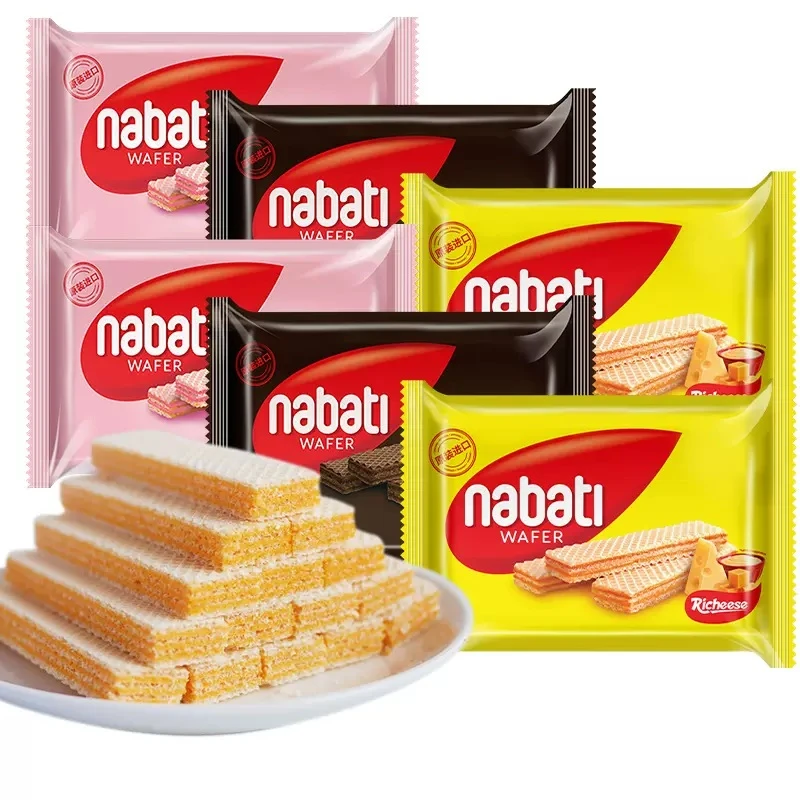 【主播推荐】丽芝士纳宝帝奶酪威化解馋零食巧克力营养酥脆16g零食