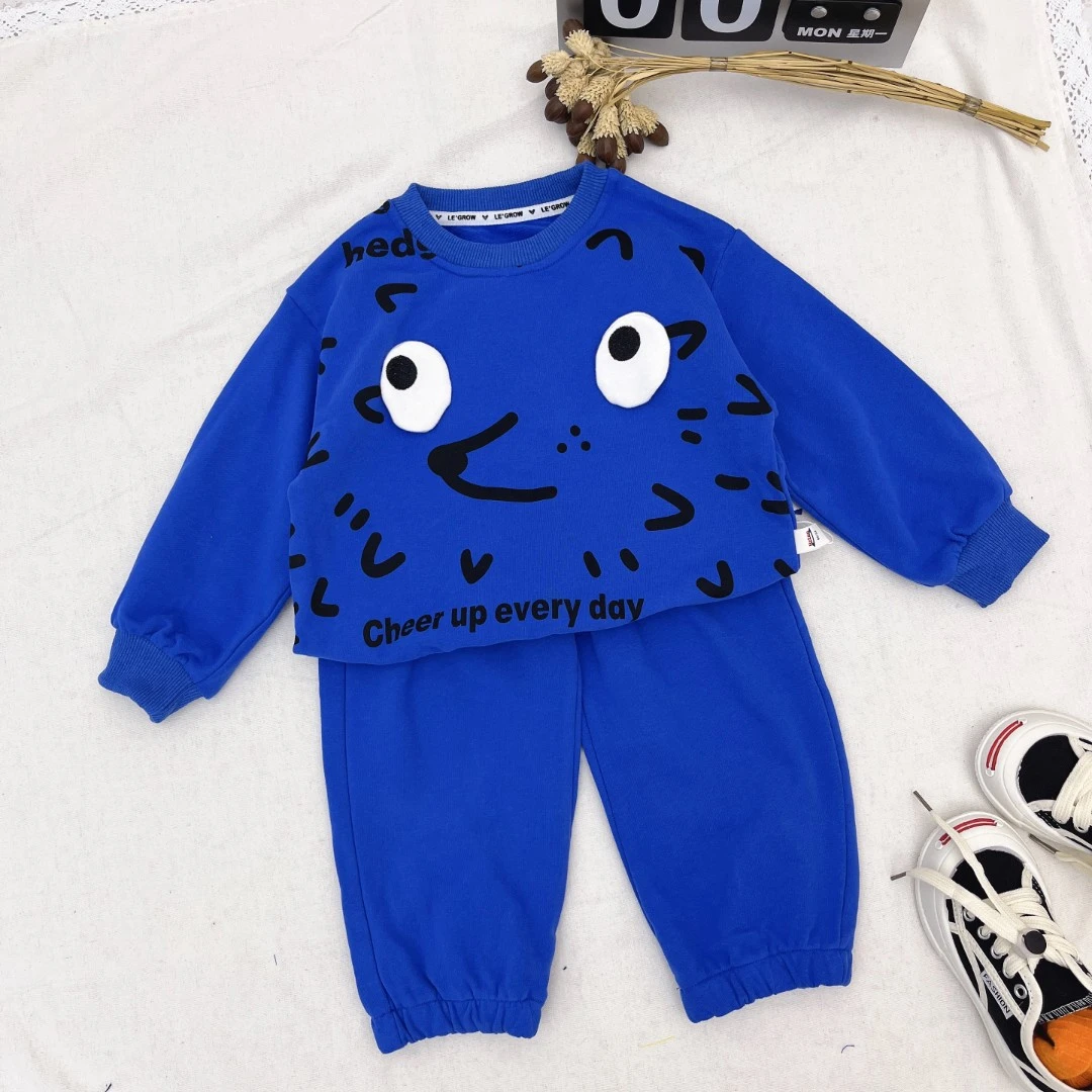 儿童春秋小刺猬卡通套装HZ100