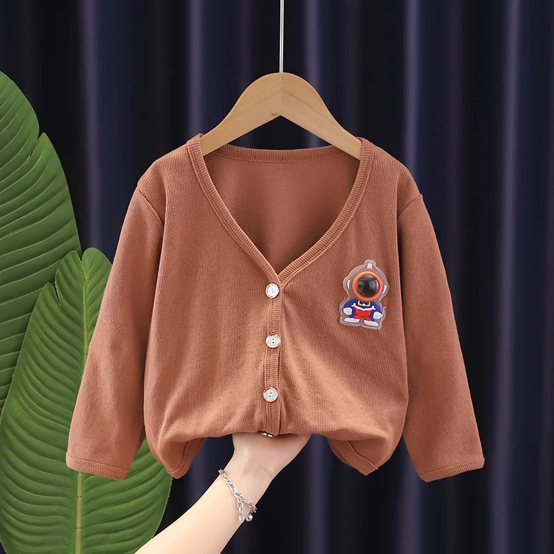 韩版男女童装春秋外套开衫毛衣1-3岁宝宝针织衫婴儿衫衣服
